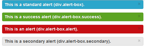 Alerts example