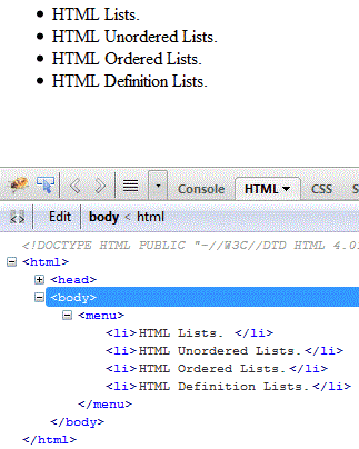 html-menu-tag