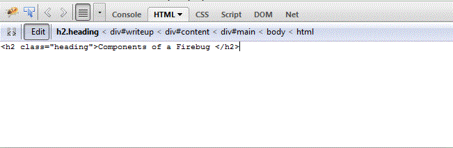 inspect html firebug 1