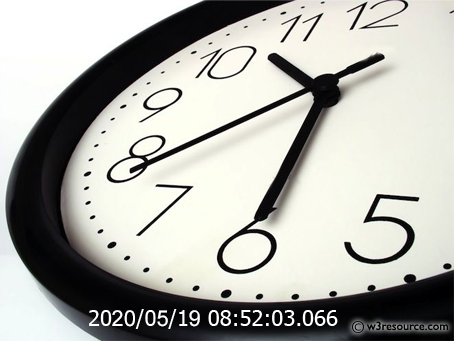 Java: Display the current date time in specific format