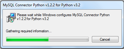 mysql python installs step2