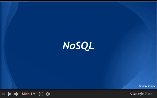 NoSQL, an introduction
